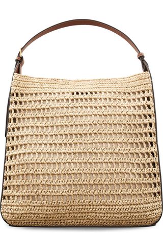 Medium Valeta Crocheted Raffia Bag