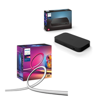 Philips Hue 65 Play Gradient Lightstrip + Hue Play HDMI Sync Box in Black