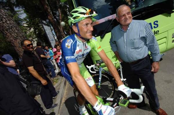 Ivan Basso (Liquigas-Cannondale) before the start.