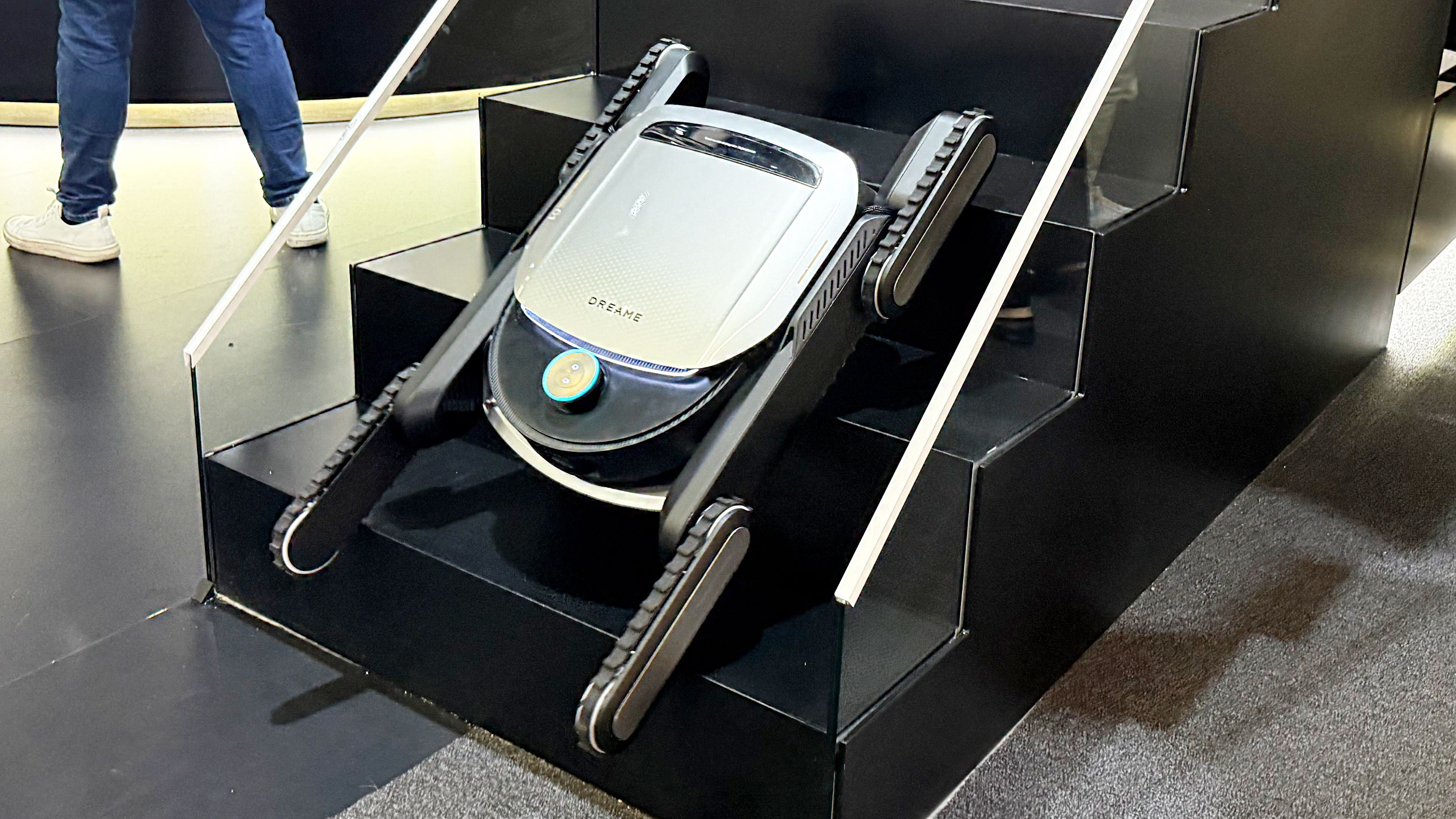 a photograph of the dreame stair climber in action