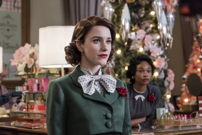Rachel Brosnahan in The Marvelous Mrs. Maisel, Mrs. Maisel outfits