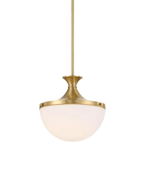 Possini Euro Giacomo Warm Brass Mini Pendant Light