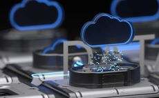 A graphic concept of cloud computing