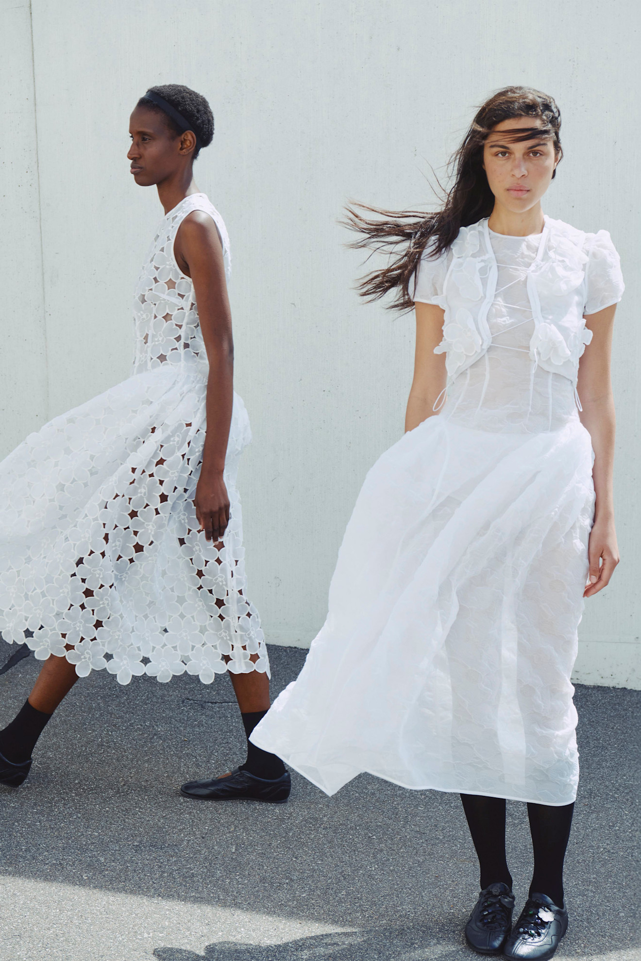 An image of Cecilie Bahnsen, one of the best Scandi fashion brands.