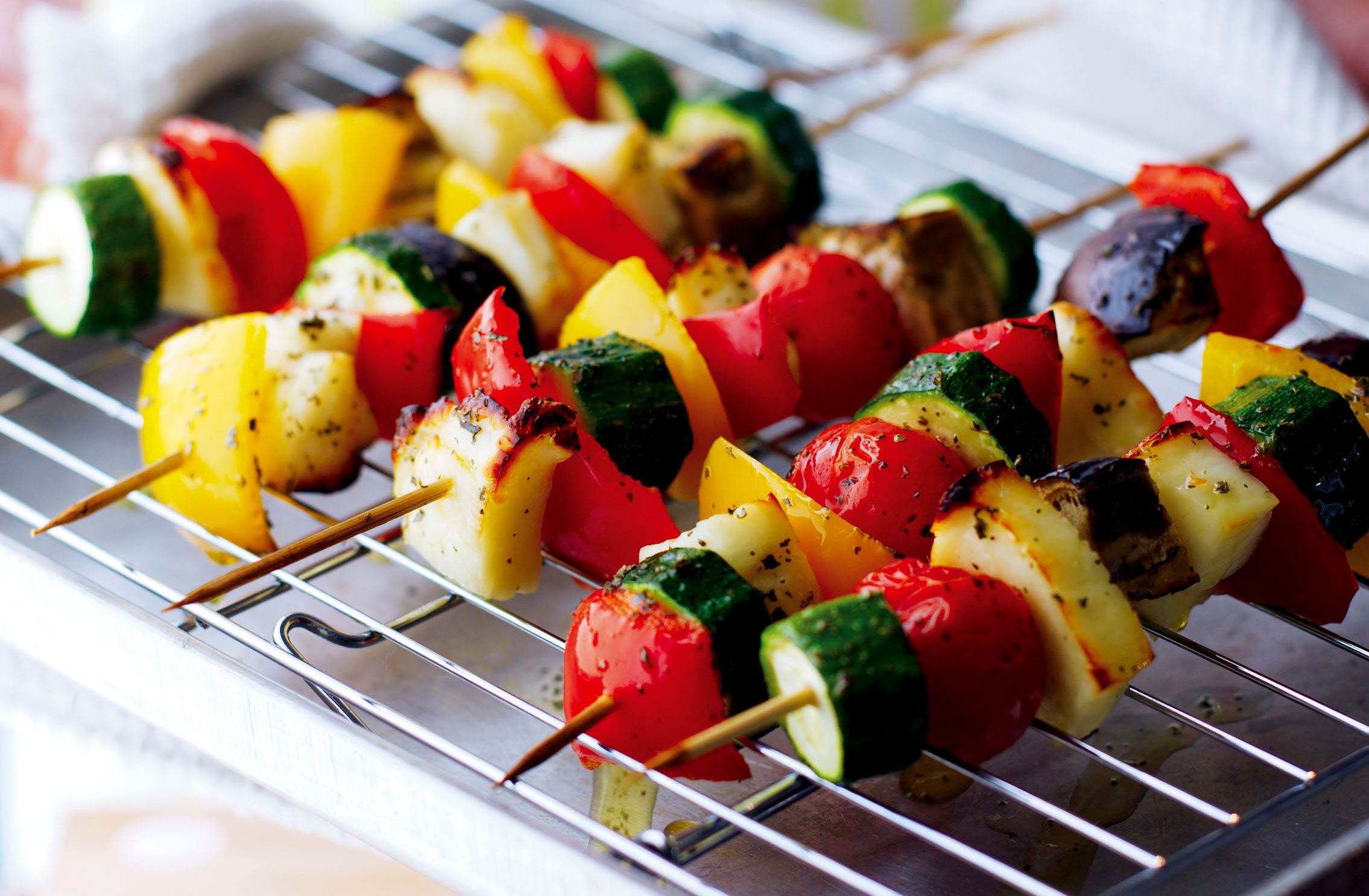Veggie kebabs recipe