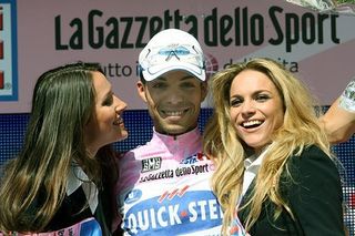 Giovanni Visconti (Quick Step), 25, takes over the race leadership