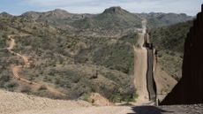 The Wall along the US-Mexico border