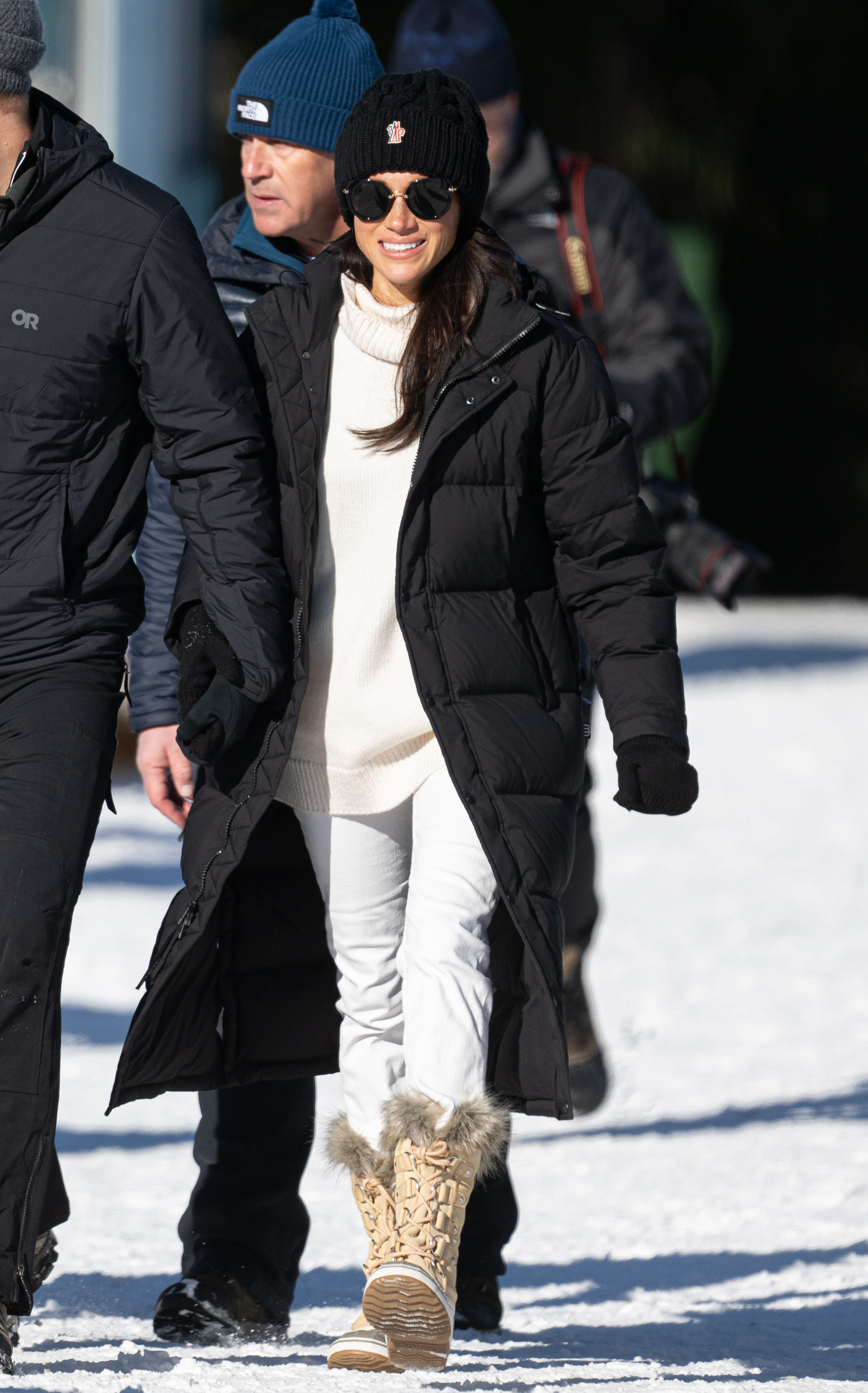 Meghan, Duchess of Sussex attends a Family and Friends Tubing event during day three of the 2025 Invictus Games on February 11, 2025 in Whistler, British Columbia.
