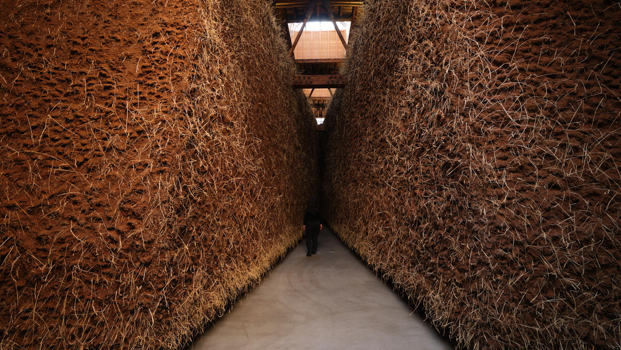Delcy Morelos, El abrazo (The Embrace), 2023. &amp;copy; Delcy Morelos. Photo: Don Stahl, courtesy Dia Art Foundation