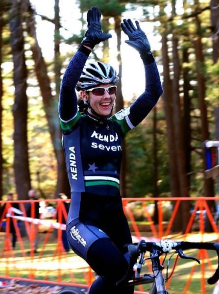 Mary McConneloug (Kenda-Seven-No Tubes) wins the Elite women's Cycle-Smart International on Saturday.
