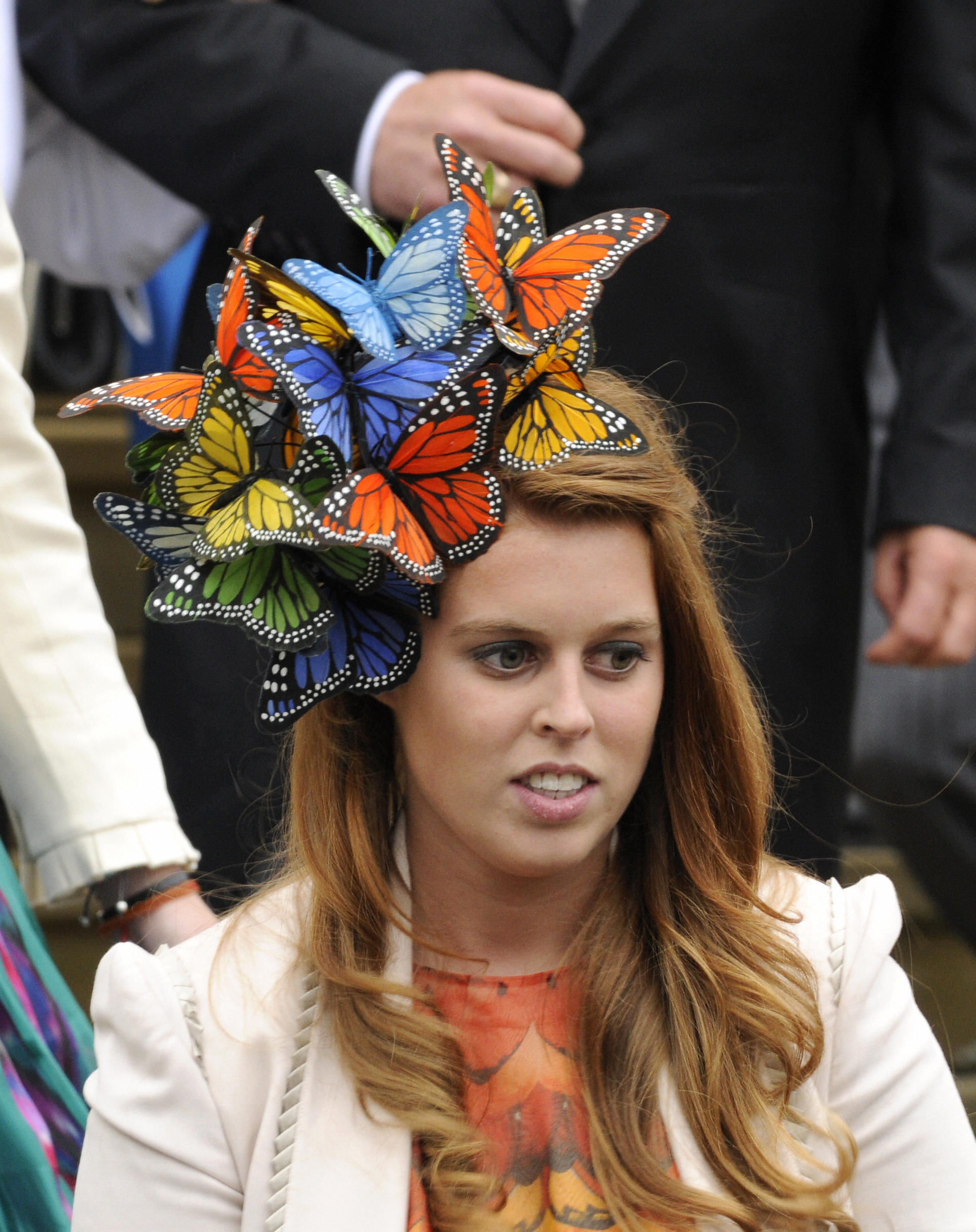 royal wedding hats Beatrice