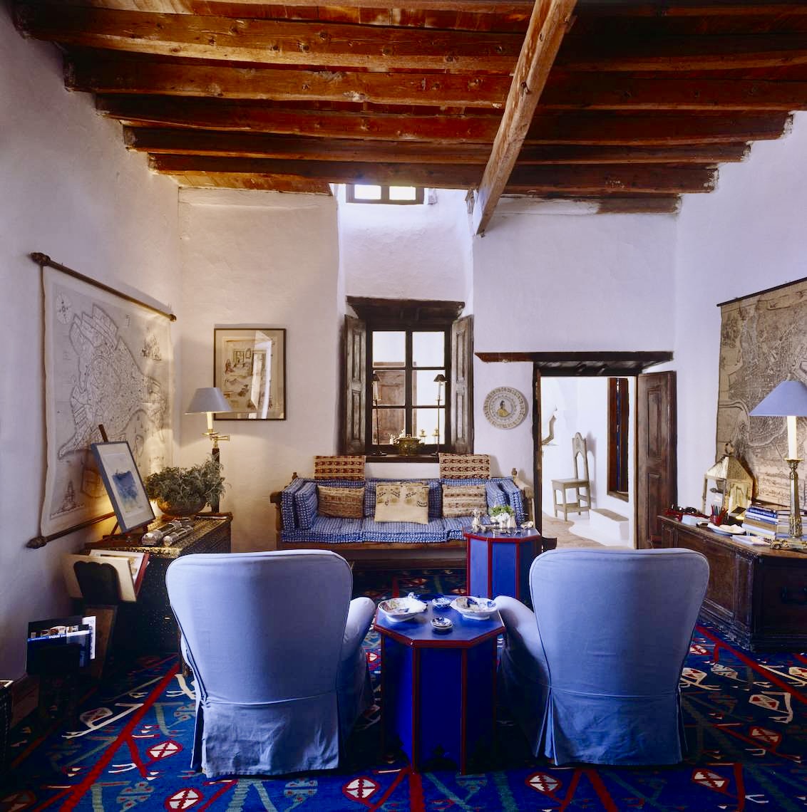 John Stefanidis' Patmos home
