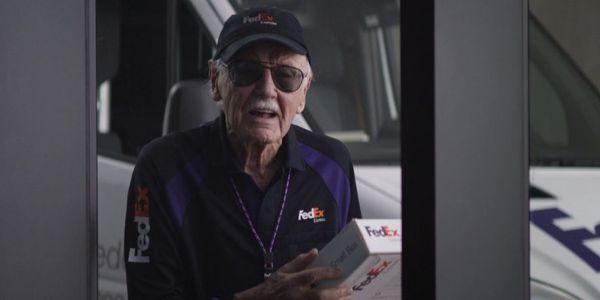 Stan Lee as a FedEx driver in Captain America: Civil War