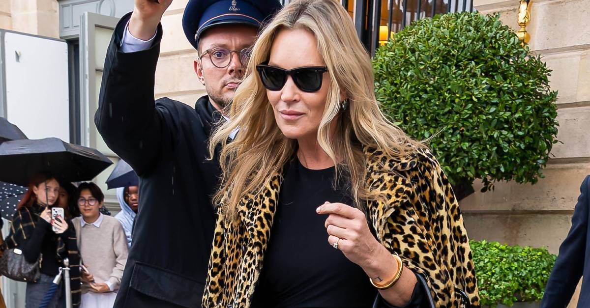 Kate Moss Doesn’t Do Trends, And Her Paris Looks Prove It