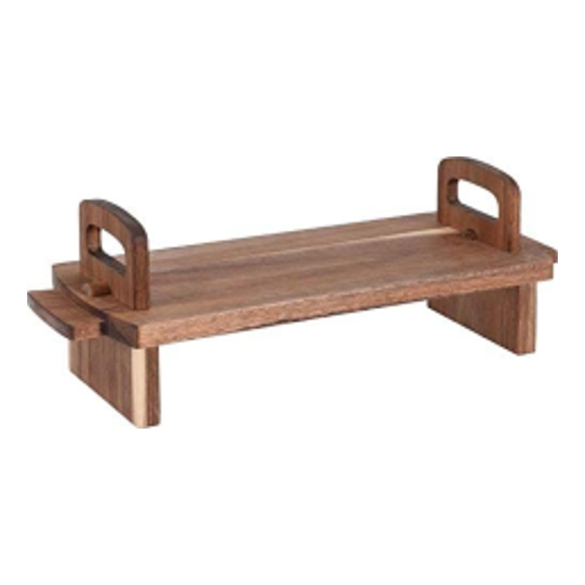 GEEZY Store Acacia Wooden Raised Serving Platter