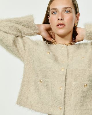 Collection Lady Jacket in Brushed Wool Blend