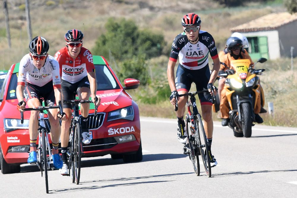 Jelle Wallays was part of the three-rider break of the day