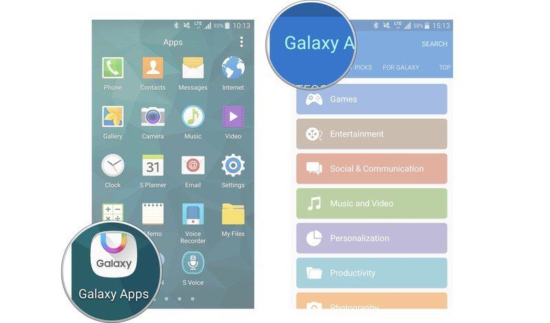 How to download and update apps through Galaxy Apps on your Samsung ...