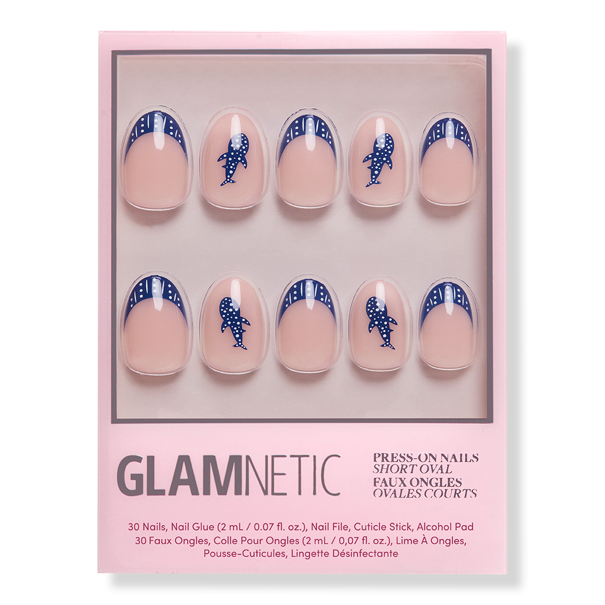 Whale Waves Press-On Nails