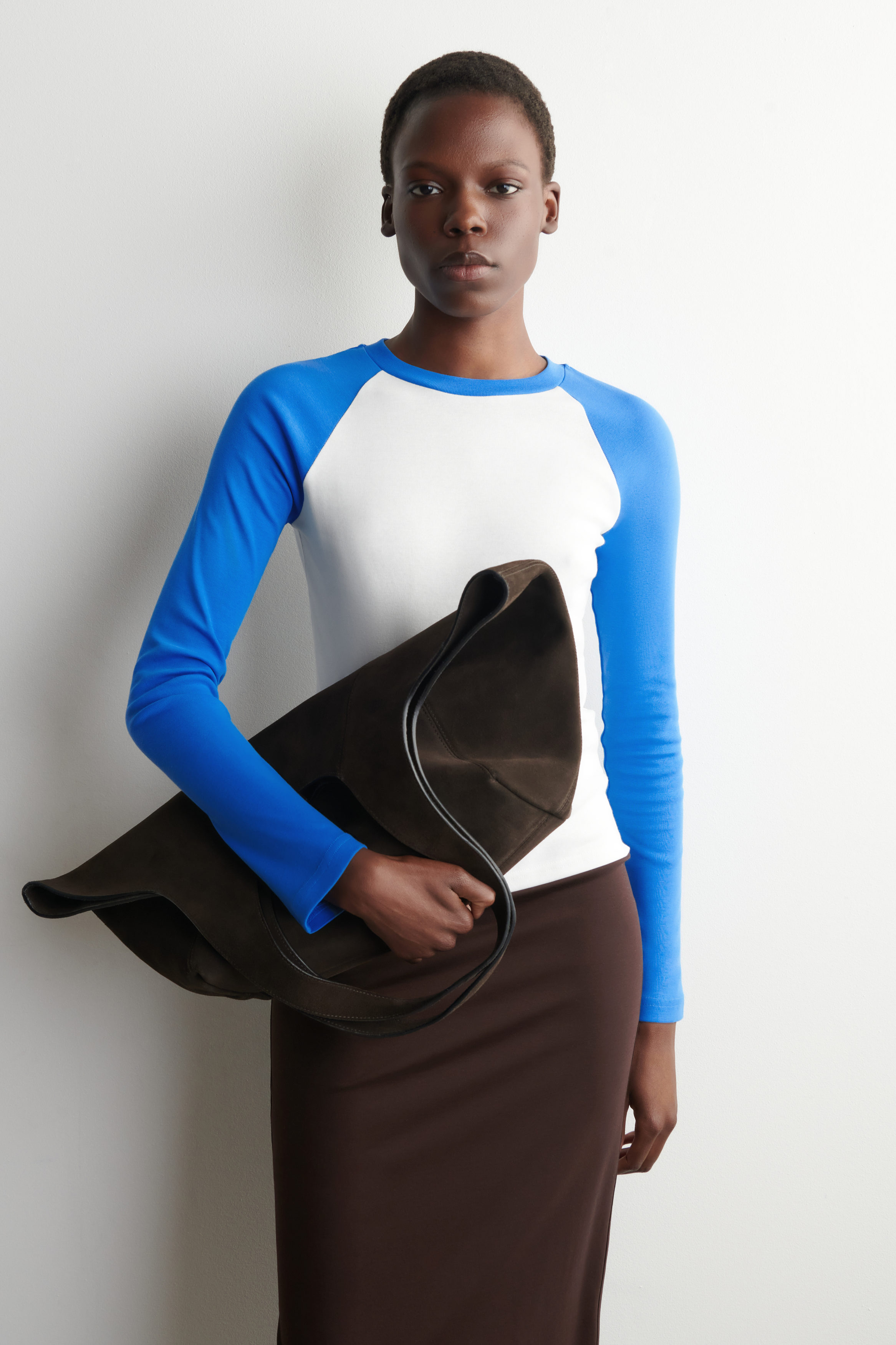 Contrast-Sleeve T-Shirt