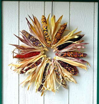 corn wreath