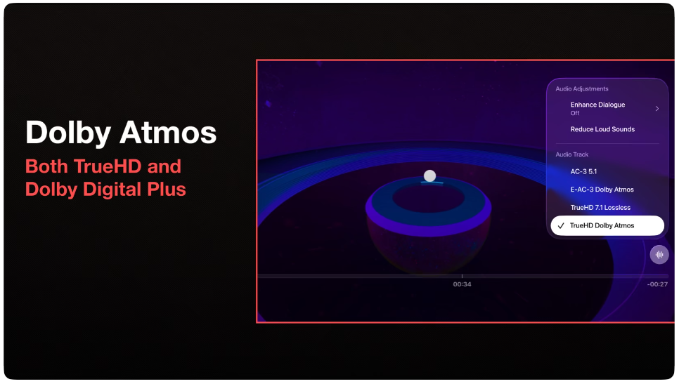 Apps such as Native Player support TrueHD Atmos but they aren't open source