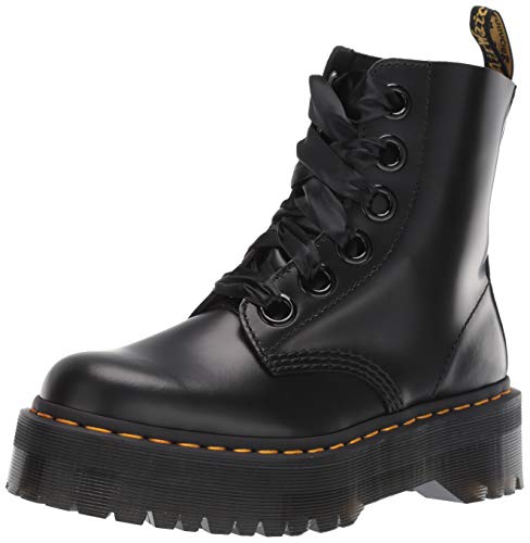 Dr. Martens Women&#039;s Molly Platform Boot, Black, 6 Uk (8 Us)