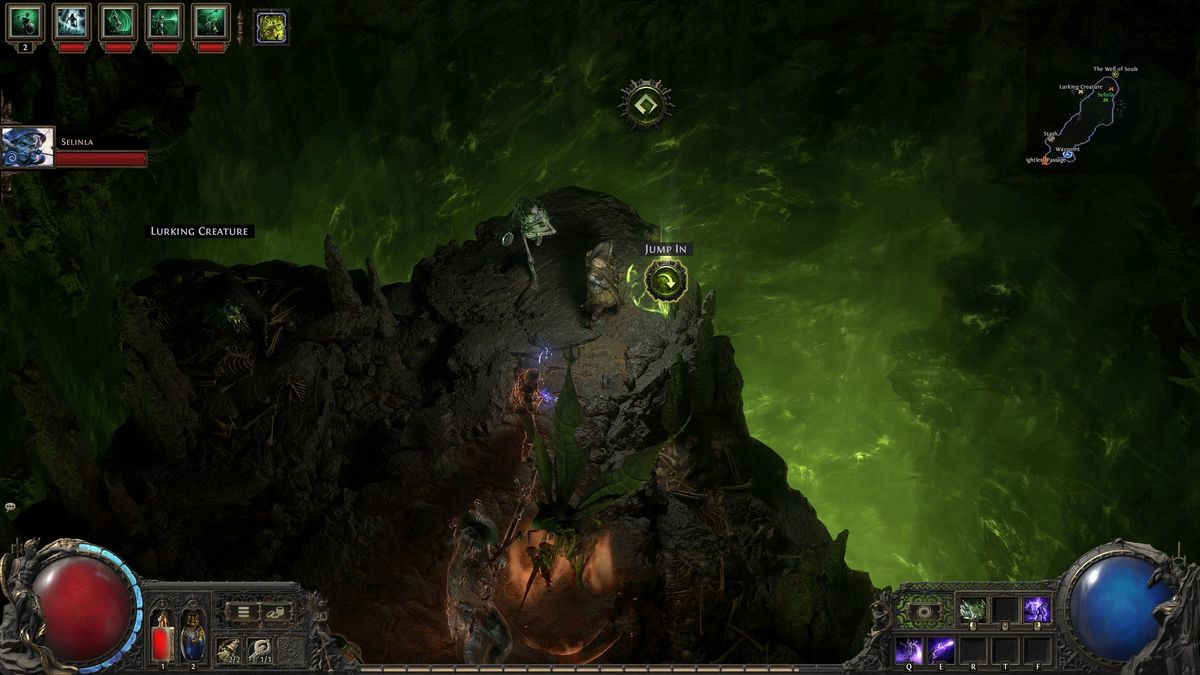 Path of Exile 2 Well of Souls - Jump in