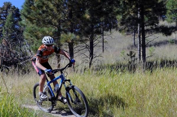 Atticus Proctor (Helena Dynamos) railing a turn.