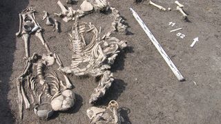 2,000-year-old burial found in Russia near a human sacrifice and a cup to ward off magical threats