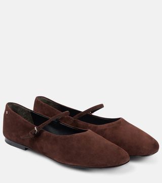 Tory Burch, Suede Mary Jane flats