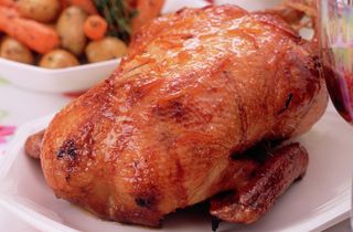 Marmalade-roasted duck and gravy