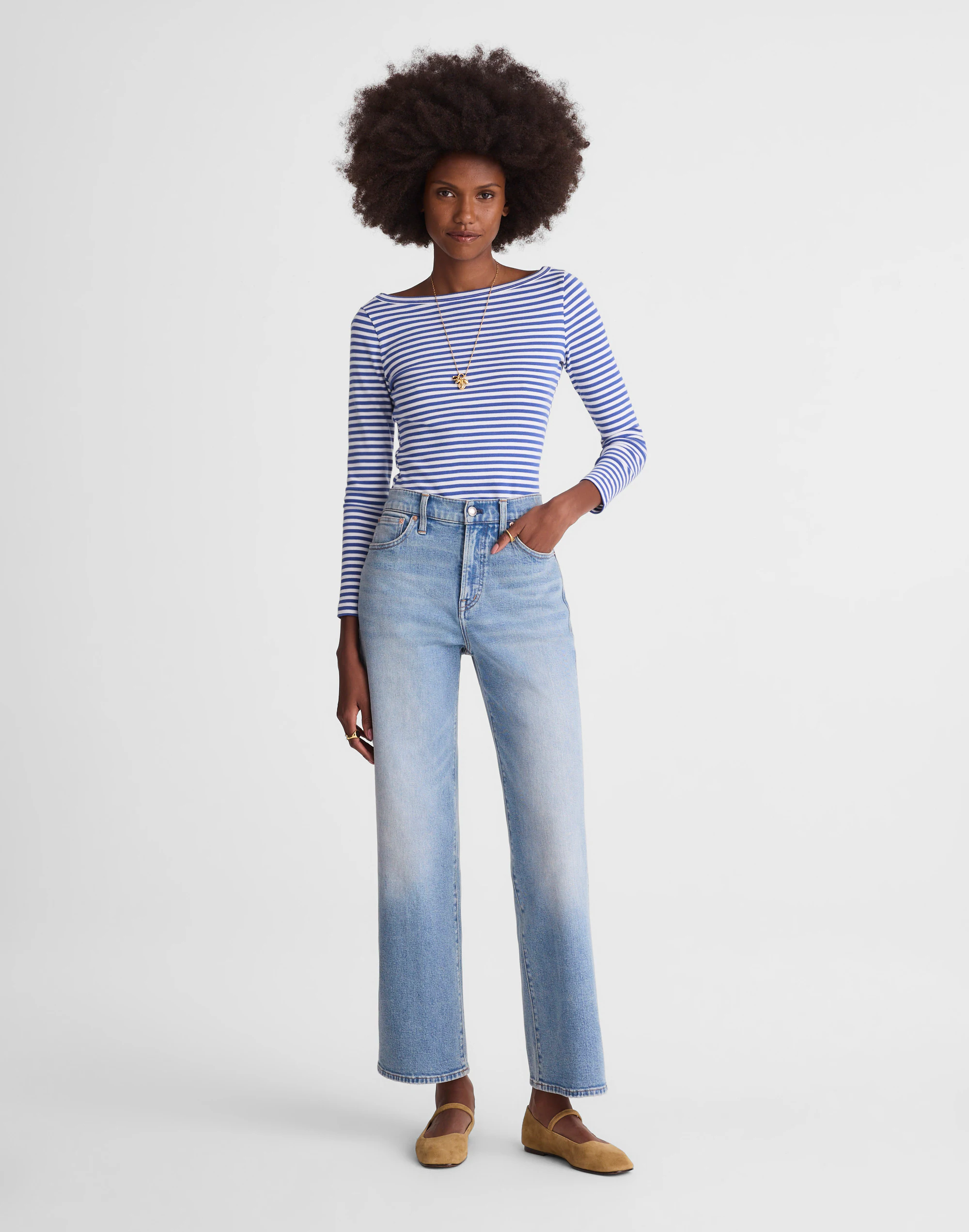 The Perfect Vintage Wide-Leg Crop Jean
