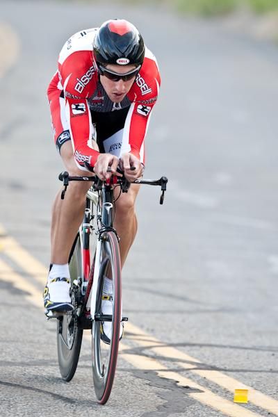 Tom Zirbel (Bissell) is in town getting a little training in before next week's national TT championships.