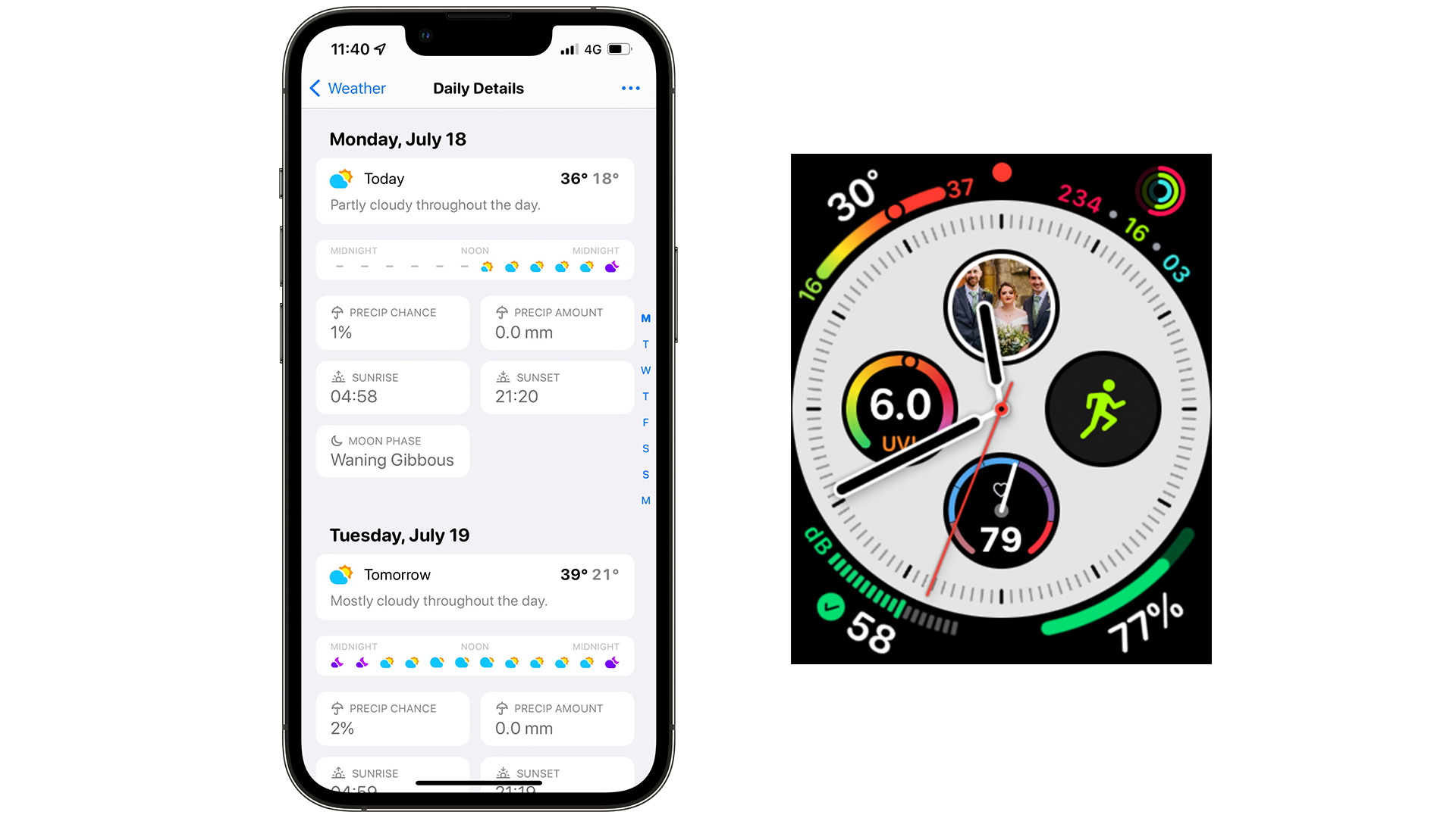 Carrot on iOS and watchOS