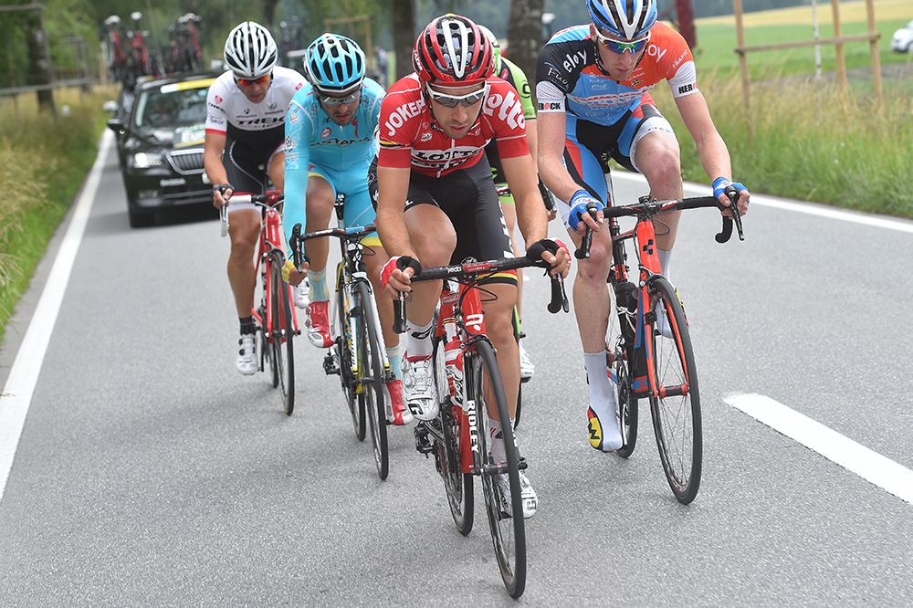 Thomas de Gendt leads the break