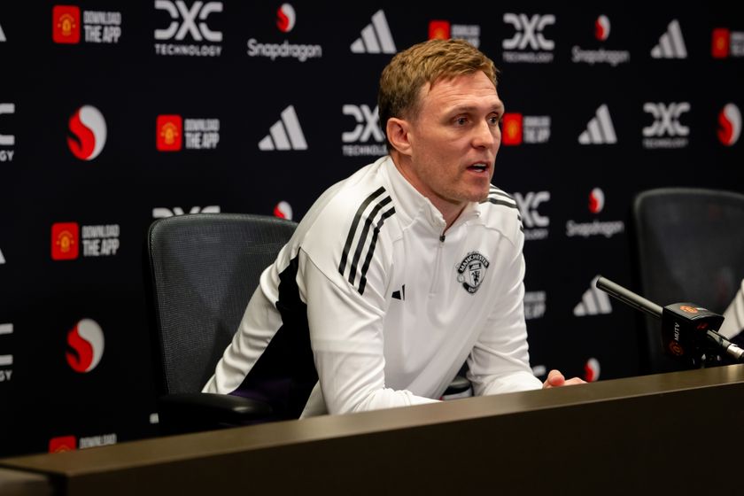 Manchester United interim head coach Darren Fletcher