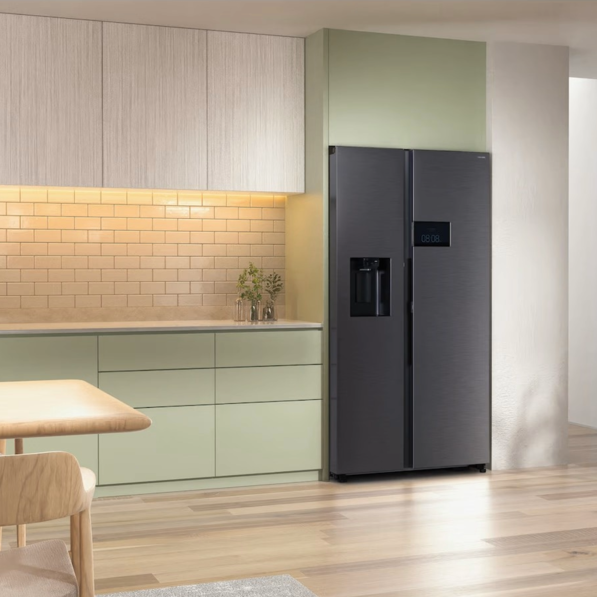Samsung Bespoke AI Side-By-Side Refrigerator Series 9 AI Home 621L