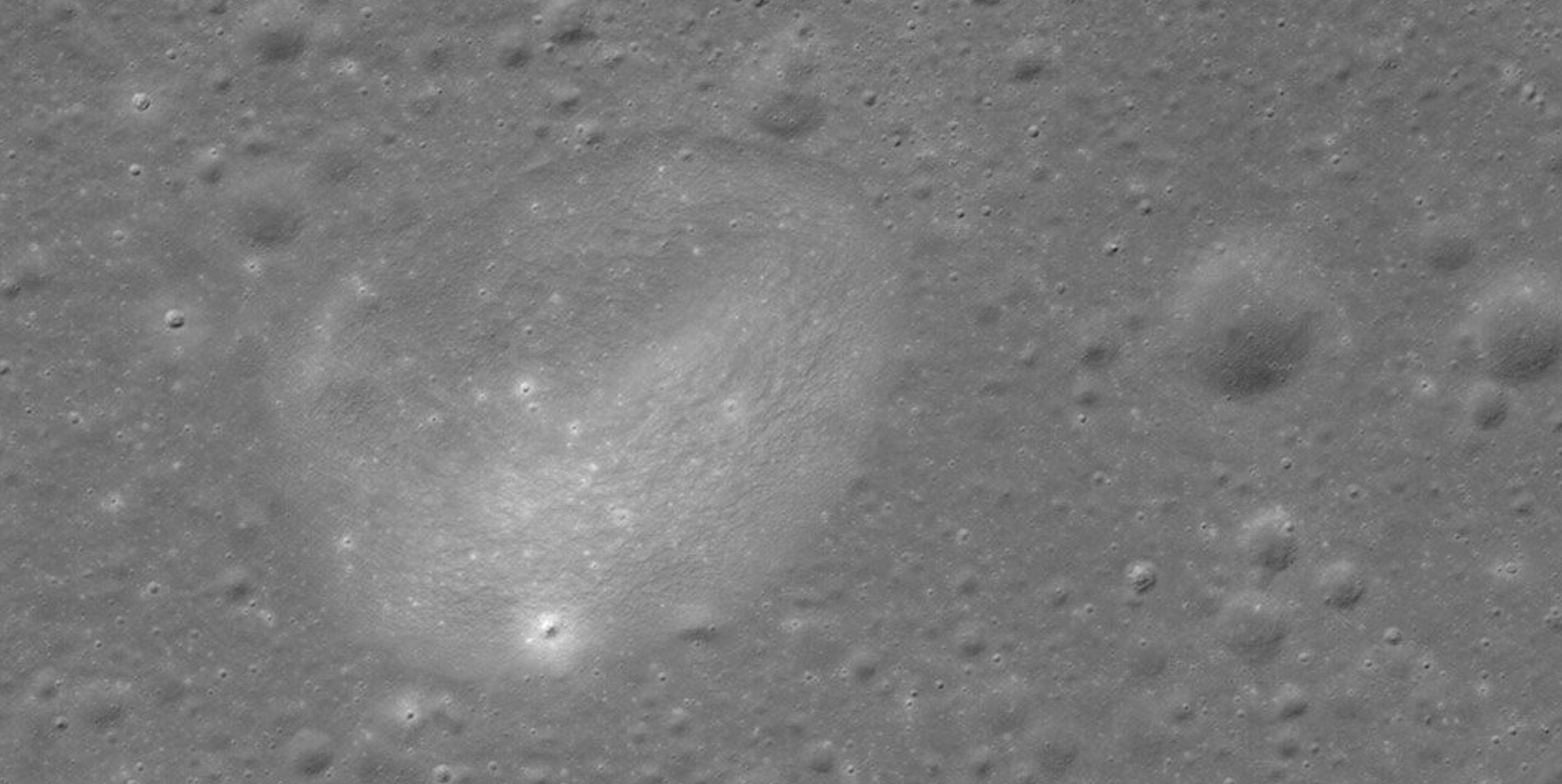 Magnified view of the region of the moon Oceanus Procellarum, captured on January 13, 2023 by South Korea's Danuri spacecraft.