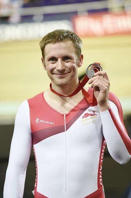 Jason Kenny (England) smiles with silver