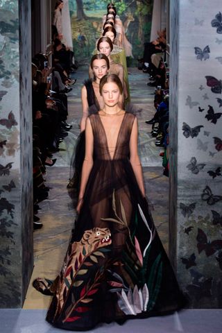 Valentino's SS14 Show At Paris Haute Couture Fashion Week 2014