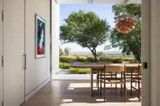 Donum estate's donum house by David thulstrup picture featuring dining area looking out