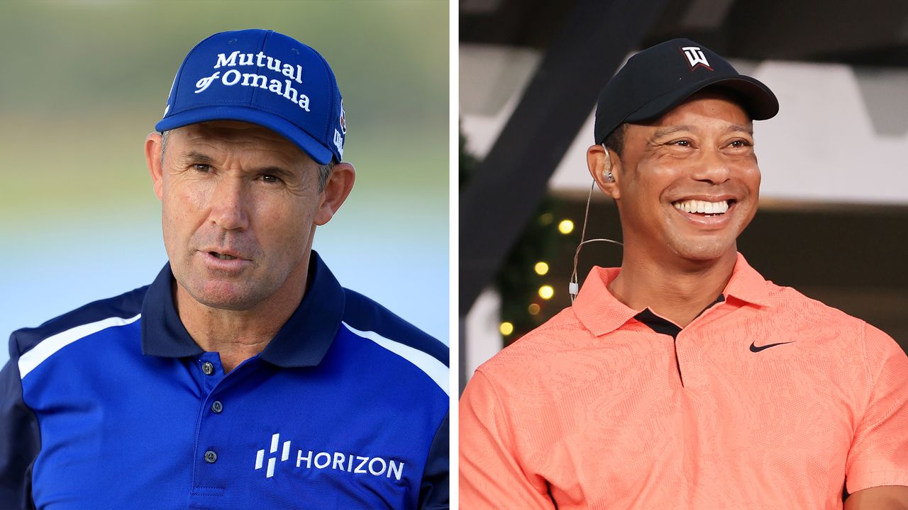 Padraig Harrington and Tiger Woods