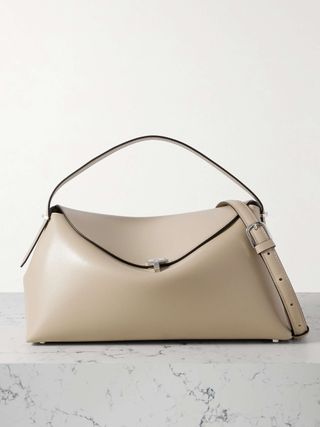 T-Lock Leather Shoulder Bag