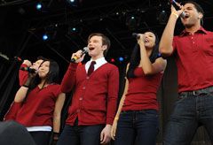 Glee cast perform at the White House Easter Egg Roll - News - Marie Claire