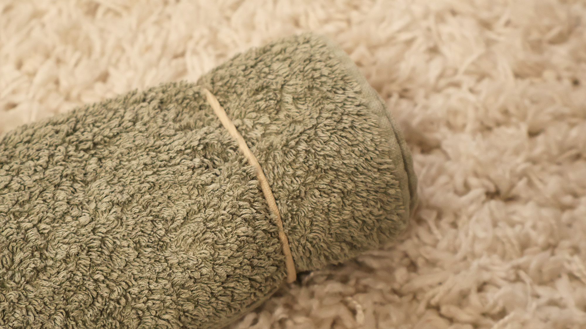 How to make a draft excluder using a towel