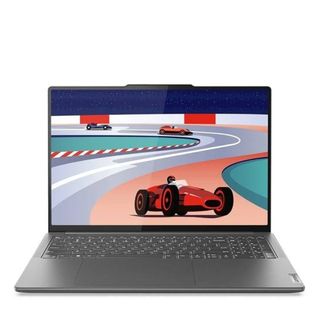 The Lenovo Yoga Pro 9i 16 Gen 9 in front of a white background