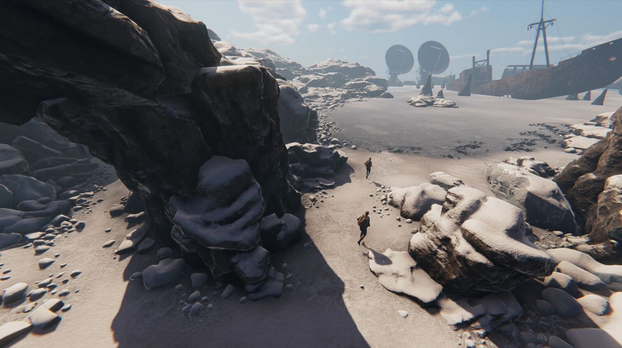 An image from flooded world survival game Sunkenland