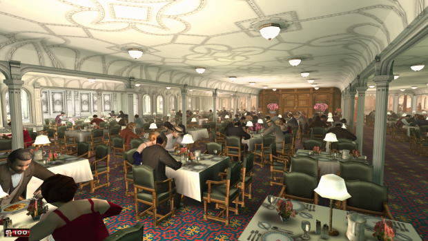The Titanic's restaurant