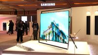 The Samsung Micro RGB TV at CES 2026.